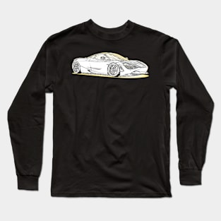 720S Wireframe Long Sleeve T-Shirt